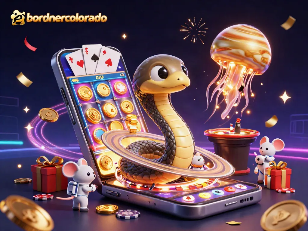 Experience the excitement of bordnercolorado with astronaut mice betting on a cosmic roulette wheel.