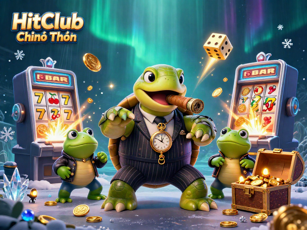 Experience thrilling gameplay with HitClub Chính Thức in this vibrant casino scene.