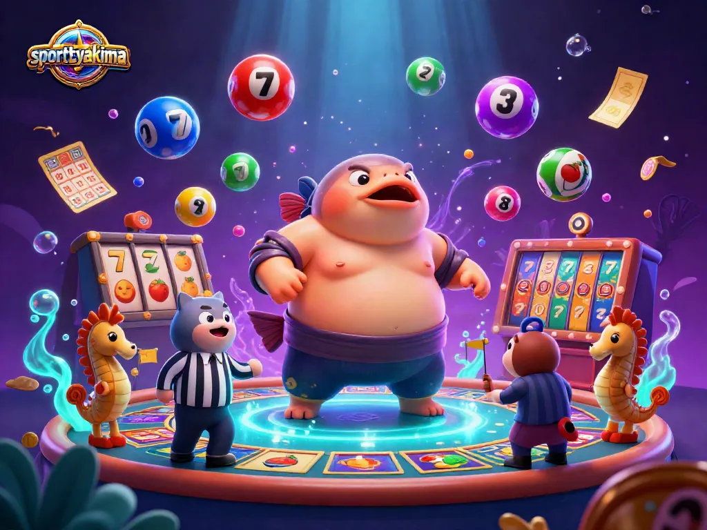 Experience the thrill of sportsyakima's underwater casino with lively characters and dynamic lottery games.